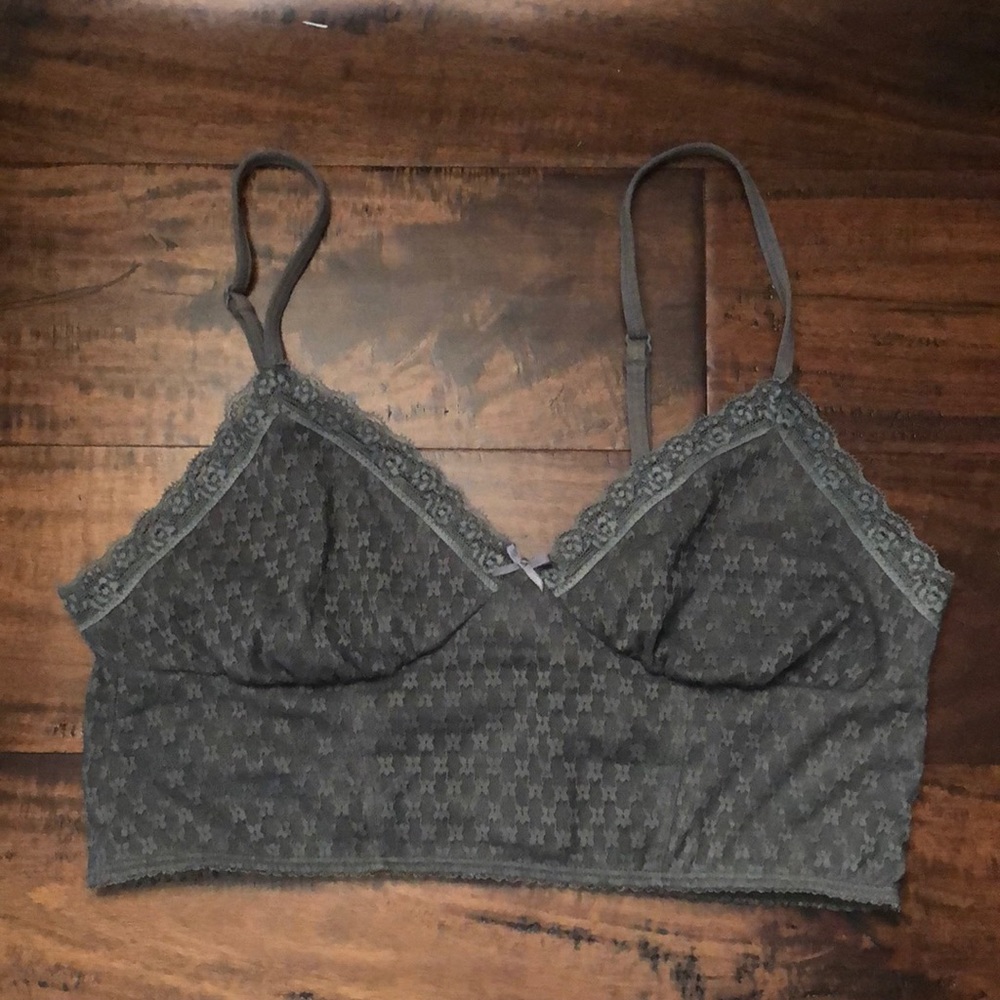Aerie Gray Bralette SM
